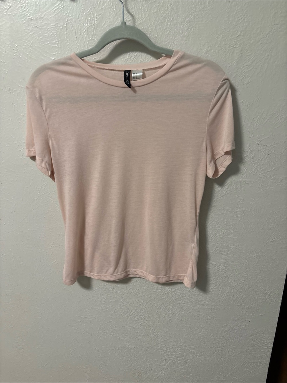 Divided Light Pink Short Sleeve Crew Neck Tee